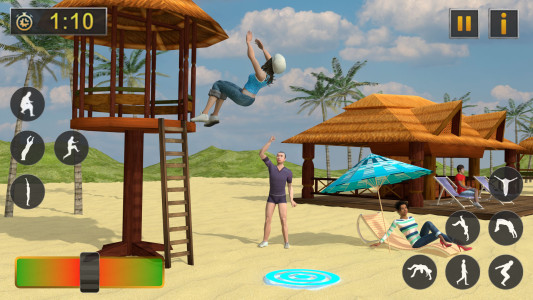 اسکرین شات 1 بازی Backflip Challenge:Stunt Games