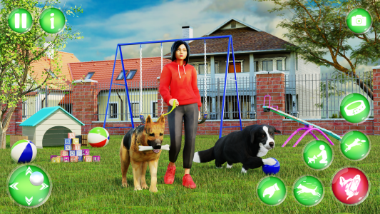 اسکرین شات 2 بازی Virtual Dog Sim: Pet Dog Games