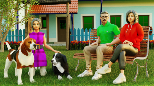 اسکرین شات 1 بازی Virtual Dog Sim: Pet Dog Games