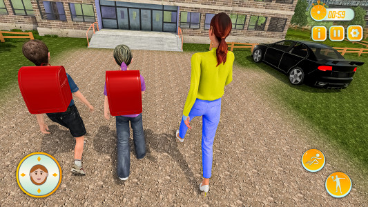 اسکرین شات 1 بازی Virtual Mom Happy Family Game