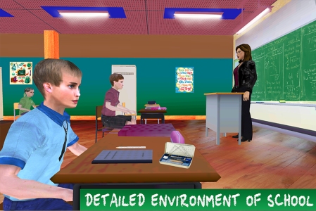 اسکرین شات 5 بازی High School Education Game