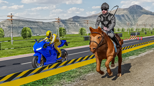 اسکرین شات 2 بازی Horse Vs Bike: Ultimate Race
