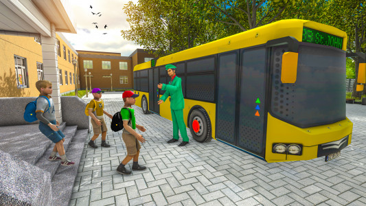 اسکرین شات بازی School Bus Driver Fun Game 2