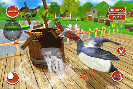اسکرین شات بازی Talking Duck Bird game 4