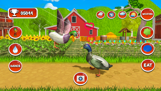 اسکرین شات بازی Talking Duck Bird game 8