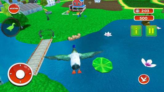 اسکرین شات بازی Talking Duck Bird game 4