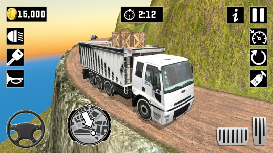اسکرین شات بازی Truck Simulator - Cargo Games 1