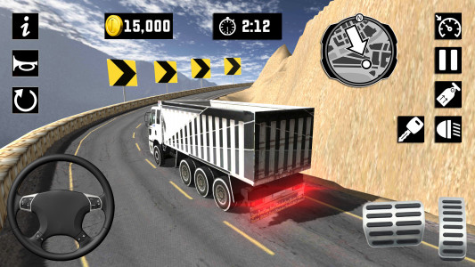 اسکرین شات بازی Offroad Cargo Truck Drive Game 1