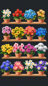 اسکرین شات 2 بازی Floral Sort 3D: Blossom Games