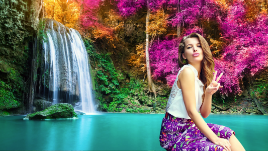 اسکرین شات برنامه Garden Photo Frame Editor 5