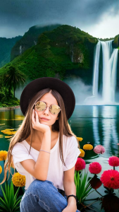 اسکرین شات 1 برنامه ویرایشگر قاب عکس باغ