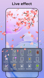 اسکرین شات 5 برنامه Flower Launcher, beauty themes