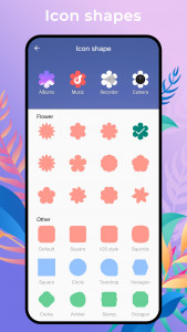 اسکرین شات 6 برنامه Flower Launcher, beauty themes