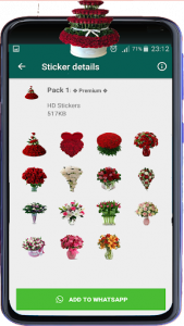 اسکرین شات برنامه Flowers Stickers 2020 for WhatsApp - WAStickerApps 3