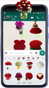 اسکرین شات برنامه Flowers Stickers 2020 for WhatsApp - WAStickerApps 5