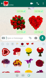 اسکرین شات برنامه Flowers Stickers for WhatsApp 🌷🌹💐 WAStickerApps 2