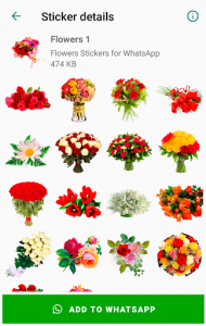 اسکرین شات برنامه Flowers Stickers for WhatsApp 🌷🌹💐 WAStickerApps 4