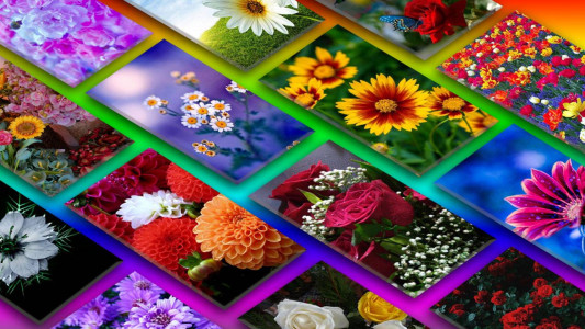 اسکرین شات برنامه Flowers Wallpaper 1