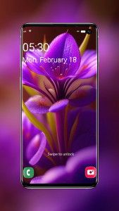 اسکرین شات برنامه Flowers Wallpaper 3