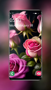 اسکرین شات برنامه Flowers Wallpaper 6