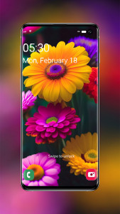 اسکرین شات برنامه Flowers Wallpaper 2
