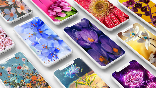 اسکرین شات برنامه Flowers Wallpaper 1