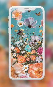 اسکرین شات 4 برنامه Flowers Wallpapers