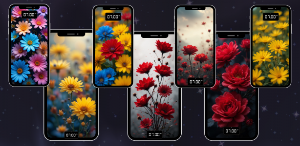 اسکرین شات 7 برنامه Flowers Wallpapers HD