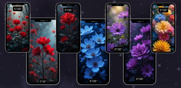 اسکرین شات 6 برنامه Flowers Wallpapers HD