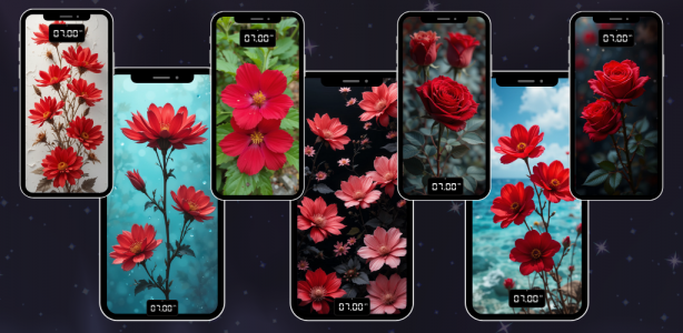 اسکرین شات 8 برنامه Flowers Wallpapers HD
