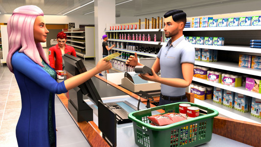 اسکرین شات بازی Shopping Mall Store 3D Cashier 2