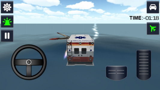 اسکرین شات بازی آمبولانس پرواز Simulator 2018 4