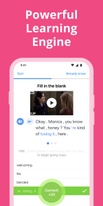 اسکرین شات 2 برنامه FluentU: Learn Language videos