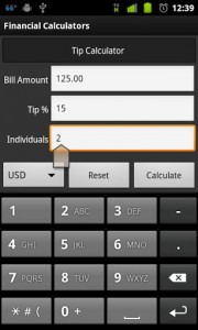 اسکرین شات برنامه Financial Calculators Lite 1