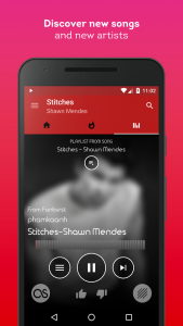 اسکرین شات برنامه Shuffly Music - Song Streaming Player 2
