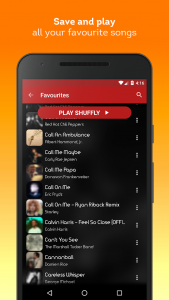 اسکرین شات برنامه Shuffly Music - Song Streaming Player 6