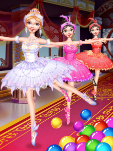 اسکرین شات بازی Pretty Ballerina Bubble 1