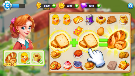 اسکرین شات بازی Merge Cooking: Restaurant Game 2