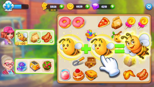 اسکرین شات بازی Merge Cooking: Restaurant Game 3