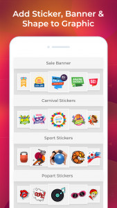 اسکرین شات برنامه Poster Maker : Flyer Maker 5