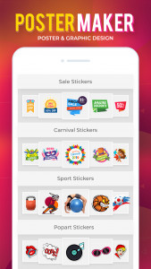 اسکرین شات برنامه Poster Maker : Graphic Design 5
