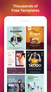 اسکرین شات 6 برنامه Poster Maker : Flyer Maker