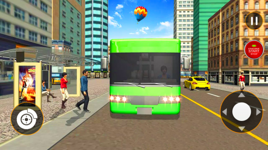 اسکرین شات بازی Flying City Bus Simulator 2024 1