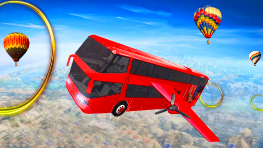 اسکرین شات بازی Flying City Bus Simulator 2024 5