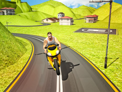اسکرین شات بازی Flying Moto Racer 3d 6
