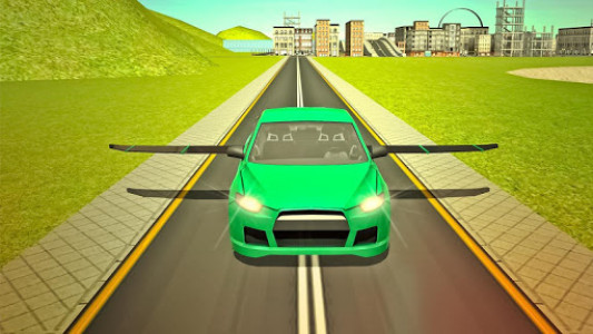 اسکرین شات بازی Flying Sport Car Simulator2016 4