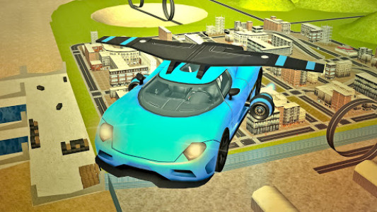 اسکرین شات بازی Flying Sport Car Simulator2016 6