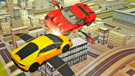 اسکرین شات بازی Flying Sport Car Simulator2016 5