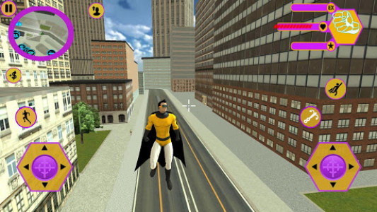 اسکرین شات برنامه Ultimate Superhero Flying US Capitaine Vice Town 2