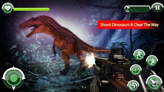 اسکرین شات بازی Jurassic Dinosaur Wild Jungle Shooter 1